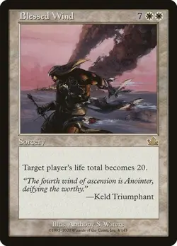2x Blessed Wind Prophecy MP MTG - Image 1