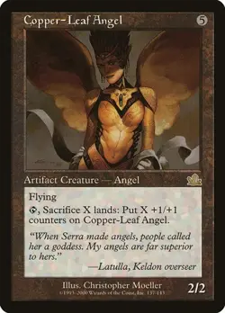 Copper-Leaf Angel Prophecy LP MTG - Image 1