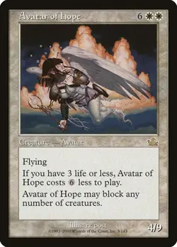 2x Avatar of Hope Prophecy HP MTG - Image 1