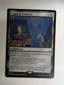 MTG - Cover of Darkness - ACR - R - 89 - Image 1