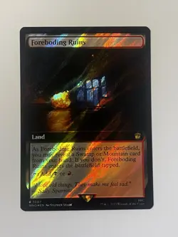 MTG | Foreboding Ruins (Extended) [Doctor Who] ✨Surge FOIL✨ - Image 1