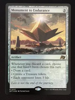 1x MTG Monument to Endurance (Foil) - Aetherdrift (DFT) #237 - Magic - Image 1