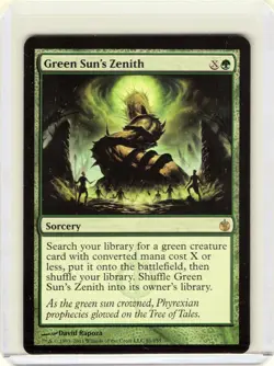 Green Suns Zenith Mirrodin Besieged MTG (LP) - Image 1