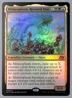 Mimeoplasm, Revered One - Foil - 214 - Aetherdrift (DFT) MTG - Image 1