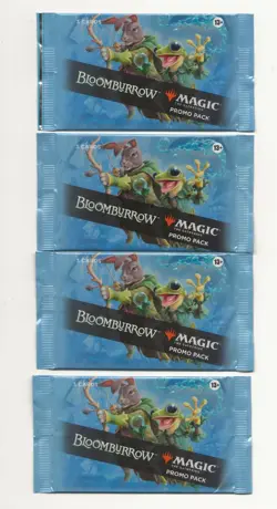 LOT of 4 BLOOMBURROW Promo Booster Pack : Magic ENGLISH sealed MTG x4 - Image 1