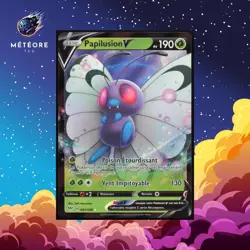 Carte Pokemon Papilusion V 001/189 Epee & Bouclier Tenebres Embrasees Francais - Image 1