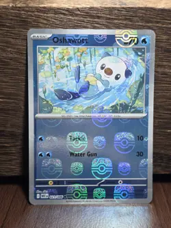 Oshawott (Master Ball Pattern) 021/086 Pokemon TCG Common SV: White Flare NM - Image 1