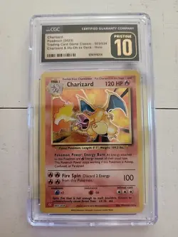 Pokemon TCG Charizard Holo Rare PRISTINE 10, 3/034 TCG Classic Collection 2023 - Image 2