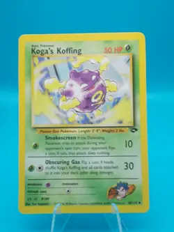 Koga's Koffing 48/132 Gym Challenge Pokemon TCG Regular Lightly Played - Image 1