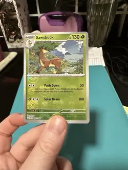 Sawsbuck (MasterBall Pattern) 007/086 Pokemon TCG S&V: White Flare Holo NM/M - Image 1