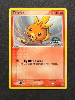 Pokemon TCG- Torchic Wizard World Chicago Rare Promo 2005 Ex Emerald #69 -NM - Image 1