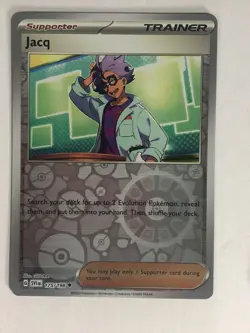 Pokemon TCG Scarlet & Violet Reverse Holographic Jacq 175/198 Near Mint - Image 1