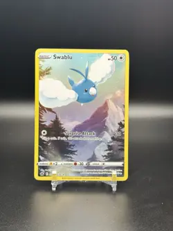 2023 POKEMON SWABLU #GG27 CROWN ZENITH GALARIAN GALLERY FULL ART HOLO - NM - Image 1
