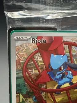 POKEMON MEGA EVOLUTION RIOLU BLACK STAR PROMO 010 SEALED - Image 3