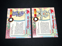 Topps Pokemon Series 1 HOLO FOIL Embossed Rays Machoke 67 Machamp 68 - Image 2