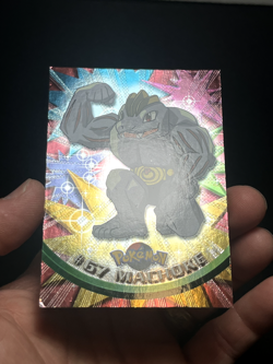 Topps Pokemon Series 1 HOLO FOIL Embossed Rays Machoke 67 Machamp 68 - Image 4