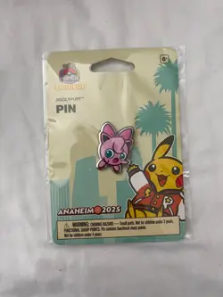 Pokemon World Championships 2025 Anaheim Pokemon Centre Jigglypuff Pin - Image 1