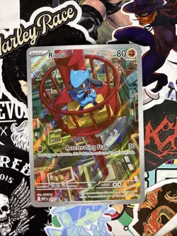 Riolu Pokemon Mega Evolutions Black Star Promo Illustration Rare #10 - Image 1