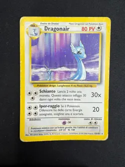 Pokemon Dragonair 18/102 Set Base Rara Unlimited Wizards ITA Carte Vintage - Image 1