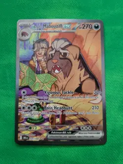 Pokemon Arven's Mabostiff EX 235/182 Destined Rivals Special Illustration NM - Image 1