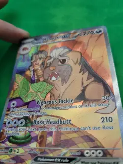 Pokemon Arven's Mabostiff EX 235/182 Destined Rivals Special Illustration NM - Image 3