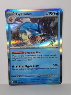 Gyarados 130/165 Holo Rare Scarlet & Violet 151 Pokemon TCG - Image 1