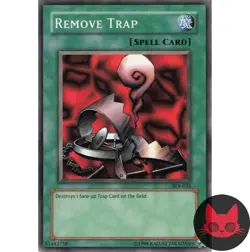 Yugioh Remove Trap SDJ-034 Common NM - Image 1