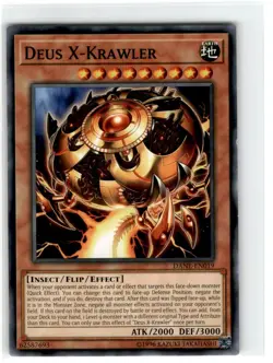 Yu-Gi-Oh! Deus X Krawler Common DANE-EN019 Lightly Played Unlimited - Image 1