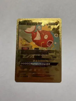 Magikarp Gx 127/255 Gold Foil Fan Art Display Card NM/M - Image 1