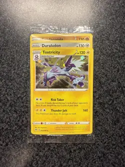 SEALED TOXTRICITY 063/189 POKEMON CARD KNOCKOUT COLLECTION PROMO COSMIC HOLO - Image 1
