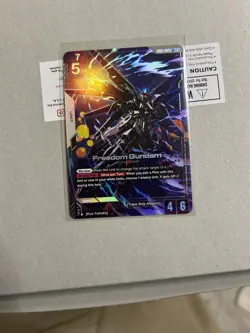 Freedom Gundam - Gundam The Card Game G001-065 LR Legendary Rare Holo Foil - Image 1