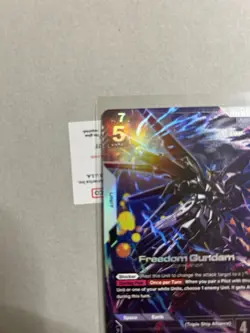 Freedom Gundam - Gundam The Card Game G001-065 LR Legendary Rare Holo Foil - Image 2
