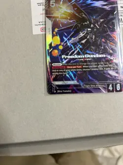 Freedom Gundam - Gundam The Card Game G001-065 LR Legendary Rare Holo Foil - Image 3