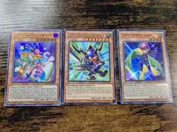 YU-GI-OH MISC TOON 3 CARD LOT DMG B.BLADER HARPIE LADY NM - Image 1