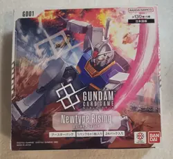 Gundam Card Game Newtype Rising Booster Box GD01 by Bandai JAPANESE - Image 1