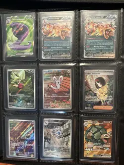 Pokemon Top Loader Binder! W/ 11 Slabs And Tons Of Cards. PSA / CGC WOTC & MOD - Image 3