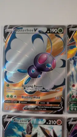 Pokemon TCG LOT of ULTRA RARE FULL ART V 10 cards NEAR MINT - Image 2