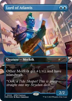 MTG English Lord of Atlantis (WPN) NM Foil Promos: WPN and Gateway - Image 1