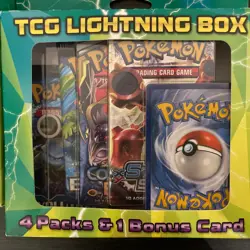 Pokemon TCG Lightning Set Booster 4 Packs 1 Bonus Card Coin NEW SEALED Lot Of 4 - Image 5