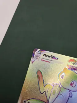 Mew Rainbow VMAX Holo Card 268/264 Fusion Strike Mint Condition Secret Rare - Image 2