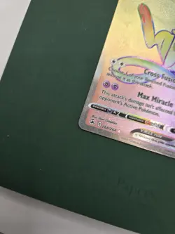 Mew Rainbow VMAX Holo Card 268/264 Fusion Strike Mint Condition Secret Rare - Image 4