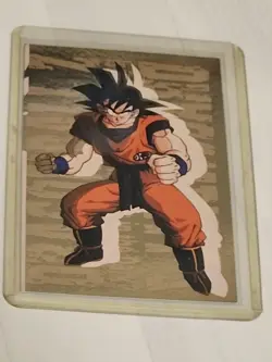 RARE MISPRINT! 1999 FUNimation Dragon Ball Z DBZ Card G-2 Son Goku Gold Foil - Image 1