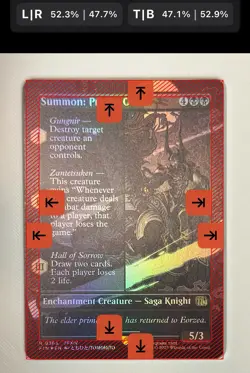 Summon: Primal Odin (Borderless) (Grading Ready) MTG:FIN #0365 Holo - Image 3