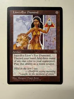 Lion's Eye Diamond MTG Mirage Excellent - Image 1