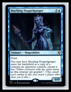 MTG Mocking Doppleganger #667 Commander Battle For Baldurs Gate Regular Rare NM - Image 1