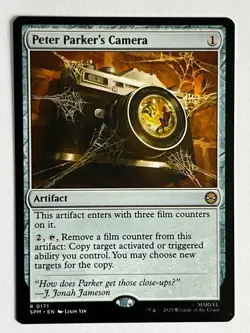 MTG Peter Parker’s Camera 0171 Spider-Man M/NM Free UK P&P - Image 1