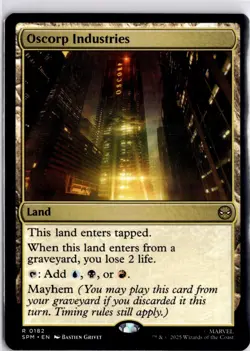 Oscorp Industries R Marvel's Spider-Man 182 Magic The Gathering - Image 1