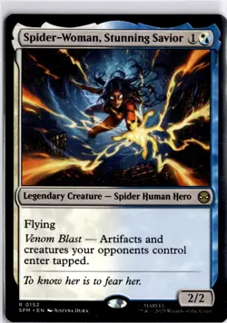 Spider-Woman, Stunning Savior R Marvel's Spider-Man 152 Magic The Gathering - Image 1