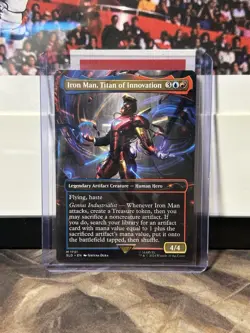 WOTC MTG Iron Man, Titan of Innovation (MR) Secret Lair NM - Image 1