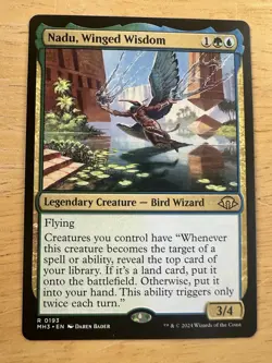 Nadu, Winged Wisdom NM, English MTG Modern Horizons 3 - Image 1